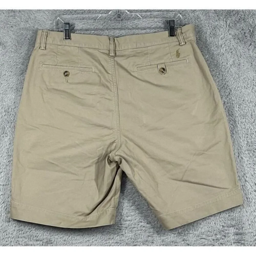 Polo Ralph Lauren Shorts Mens 34 Tan The Polo Chino Stretch Classic Cotton Twill